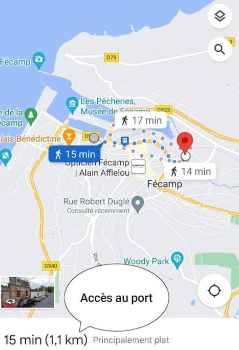 Ferienwohnung Le Precieux Fécamp Exterior foto
