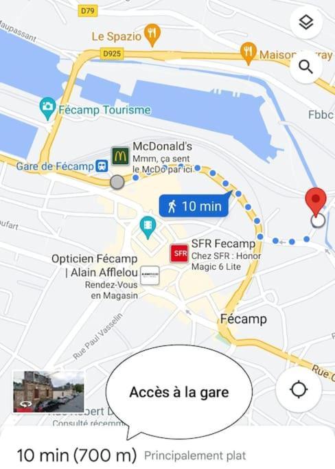 Ferienwohnung Le Precieux Fécamp Exterior foto